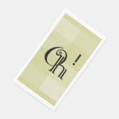 カスタマイズ可能なオ！おもしろい、モダンタイポグラフィイエロー (コーナー)