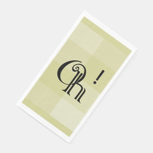 カスタマイズ可能なオ！おもしろい、モダンタイポグラフィイエロー (コーナー)