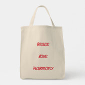 カスタマイズ可能なカエルの花力 トートバッグ (裏面)