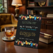 カスタマイズ可能なカクテルパーティの招待状 招待状