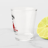 カスタマイズ可能なカジノ ラスベガス ブライズパーティー ショットグラス (右)