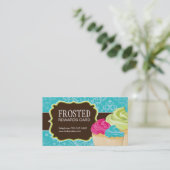 カスタマイズ可能なカップケーキはカードに報酬を与えます ロイヤリティカード (スタンド正面)