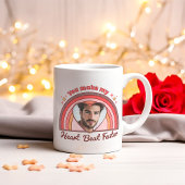 カスタマイズ可能なカップルのマグカスタム、虹のハートビート コーヒーマグカップ