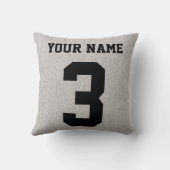 カスタマイズ可能なカナダのホッケーロゴ枕 クッション (裏面)