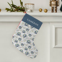カスタマイズ可能なカニのクリスマスイルミネーション スモールクリスマスストッキング