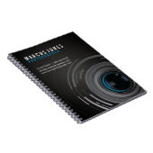 カスタマイズ可能なカメラマンのノート ノートブック (右側)