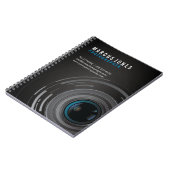 カスタマイズ可能なカメラマンのノート ノートブック (左側)