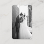 カスタマイズ可能なカメラマンの名刺 名刺 (裏面)