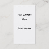 カスタマイズ可能なカモシカの図書記号 名刺 (裏面)