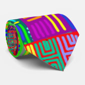 カスタマイズ可能なカラフルなパターンタイ ネクタイ (ロール)
