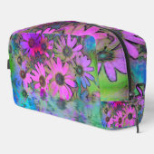 カスタマイズ可能なカラフルフローラコスメティックバッグ ドップキット (右コーナー)