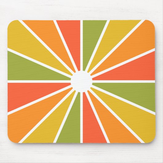 カスタマイズ可能なカラフル光線のmousepad マウスパッド (正面)