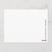 カスタマイズ可能なカラーの良好な外観のみやる気を起こさせる ポストカード (裏面)