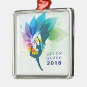カスタマイズ可能なカラーガードのオーナメント メタルオーナメント (左)