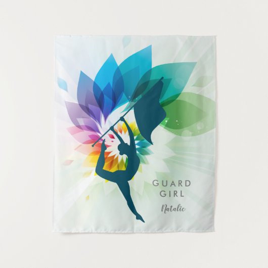 カスタマイズ可能なカラーガードのタペストリ タペストリー (正面)