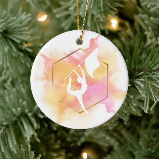 カスタマイズ可能なカラーガードオーナメント セラミックオーナメント (ツリー)