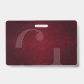 カスタマイズ可能なカラーバーストイベントバッジ バッジ (裏面)