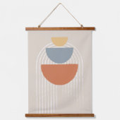 カスタマイズ可能なカラーモダン抽象芸術ウォールアート 吊り下げ型タペストリー (正面)