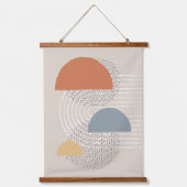 カスタマイズ可能なカラーモダン抽象芸術ウォールアート 吊り下げ型タペストリー (正面3)