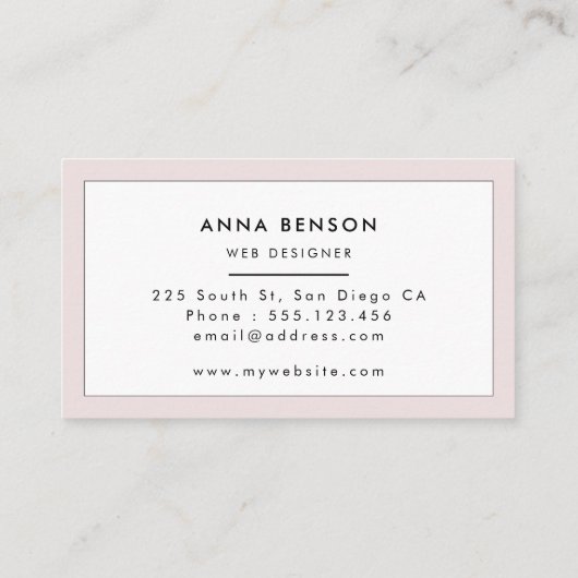 カスタマイズ可能なカラー水玉模様 名刺 (裏面)