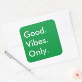 カスタマイズ可能なカラー良好。ビベス。のみ。やる気を起こさせる スクエアシール (封筒)