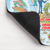 カスタマイズ可能なカリフォルニアカートゥーンマウスパッド マウスパッド (コーナー)