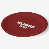 カスタマイズ可能なカークラブ紙プレート ペーパープレート (アングル)