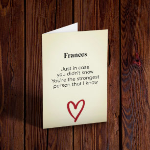 カスタマイズ可能なカードを知っている最強の人 カード