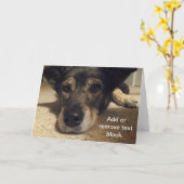 カスタマイズ可能なカード カード (黄色い花)