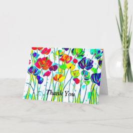 カスタマイズ可能なカード サンキューカード