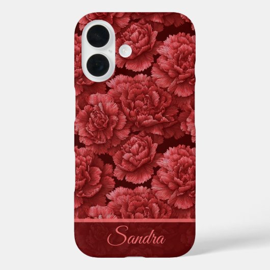 カスタマイズ可能なカーネーションのホリデーギフト Case-Mate iPhoneケース (裏面)