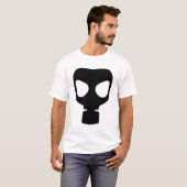 カスタマイズ可能なガスマスク Tシャツ (正面フル)