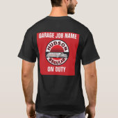 カスタマイズ可能なガレージの職種名 - Hudson Regular Tシャツ (裏面)