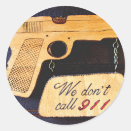 カスタマイズ可能なガンユーモアシール ラウンドシール