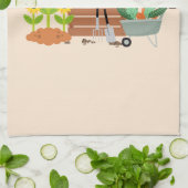 カスタマイズ可能なガーデニングタオル キッチンタオル (折り畳み)