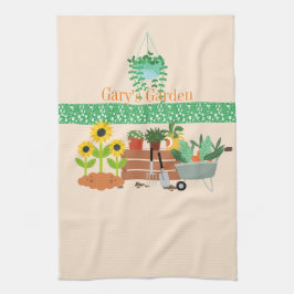 カスタマイズ可能なガーデニングタオル キッチンタオル
