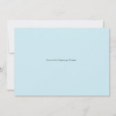 カスタマイズ可能なガーデンバースデーパーティーの招待 招待状 (裏面)