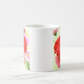 カスタマイズ可能なガーベラのデイジーのマグ コーヒーマグカップ (中央)