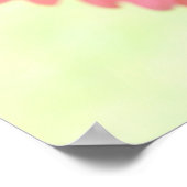 カスタマイズ可能なガーベラデイジーポスタープリント ポスター (角)