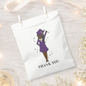 カスタマイズ可能なガールアバター |高校卒業 フェイバーバッグ (クリップ留めされた状態)