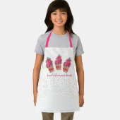 カスタマイズ可能なキッズカップケーキ屋 エプロン (インサイチュ)