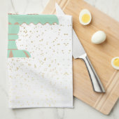 カスタマイズ可能なキッズカップケーキ屋 キッチンタオル (四つ折り)