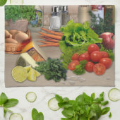 カスタマイズ可能なキッチンタオル キッチンタオル (折り畳み)