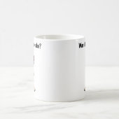 カスタマイズ可能なキャラクター体重計 コーヒーマグカップ (中央)