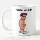 カスタマイズ可能なキャラクター体重計 コーヒーマグカップ