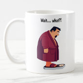 カスタマイズ可能なキャラクター体重計 コーヒーマグカップ