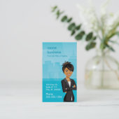 カスタマイズ可能なキャラクター商法カード垂直 名刺 (スタンド正面)