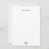 カスタマイズ可能なキャンディーケーン – Merry Christmas Card シーズンカード (裏面)