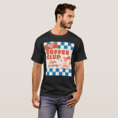 カスタマイズ可能なキュートなコーヒーグッズ コーヒークラブ Tシャツ (正面フル)
