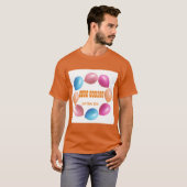 カスタマイズ可能なキュートな赤ちゃんのお祝いグッズ Tシャツ (正面フル)
